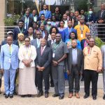 Delegates drawn from Burundi, DRC, Rwanda, Tanzania and Uganda in a group photo during the Great Lakes forum on Peace and Security held in Nairobi– Kenya from 11th-13th April 2022